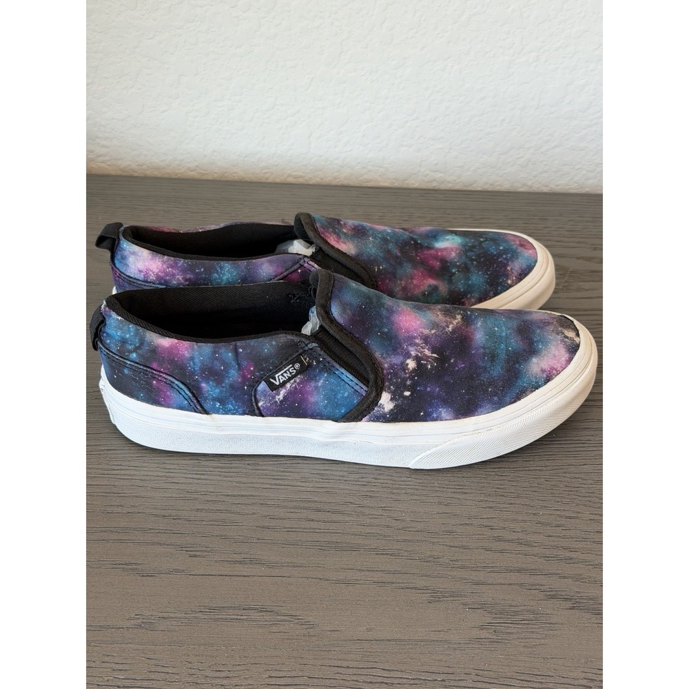 Vans Women's (Missy) Galaxy Theme Slip On Canvas Sneaker Size 5